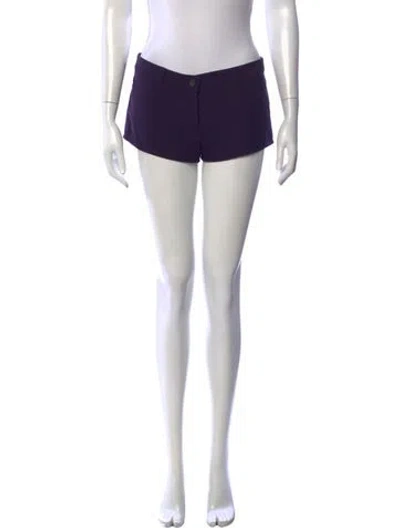 Pre-owned Miaou Mini Shorts In Purple