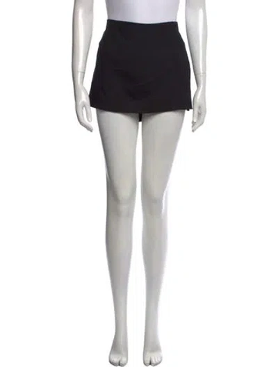 Pre-owned Miaou Mini Skirt In Black