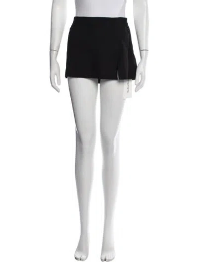 Pre-owned Miaou Mini Skirt In Black