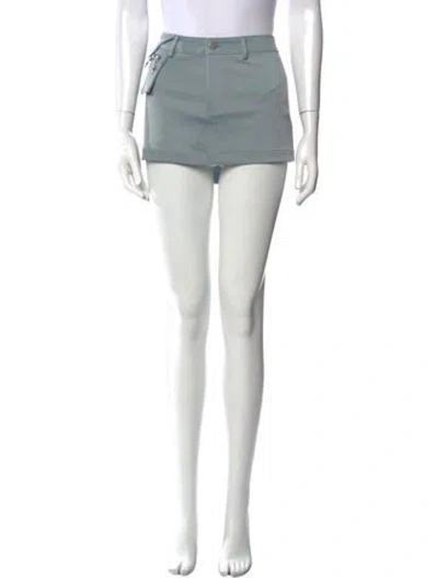Pre-owned Miaou Mini Skirt In Blue
