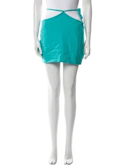 Pre-owned Miaou Mini Skirt In Multi