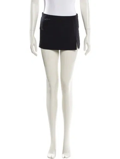 Pre-owned Miaou Mini Skirt In Neutral