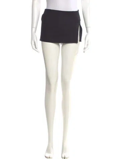 Pre-owned Miaou Mini Skirt In Neutral