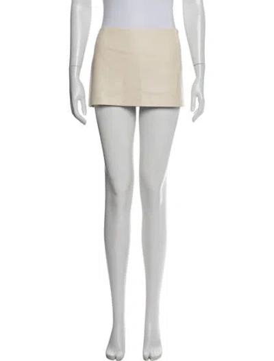 Pre-owned Miaou Mini Skirt In Pink