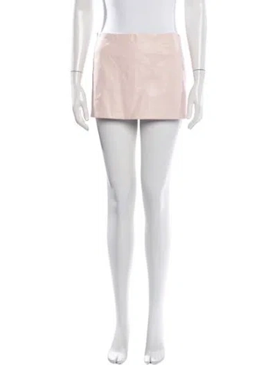 Pre-owned Miaou Mini Skirt In Pink