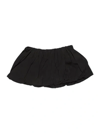 Pre-owned Miaou Mini Skirt W/ Tags In Black