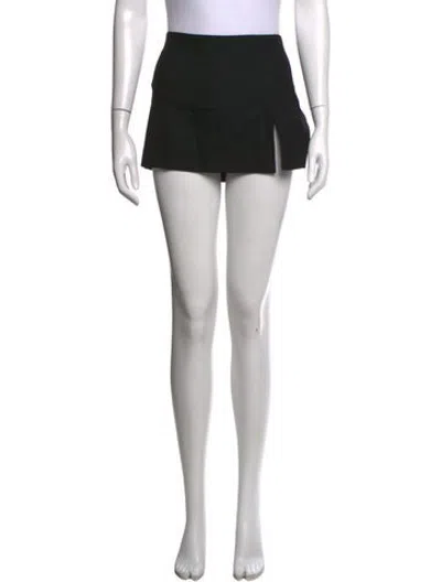 Pre-owned Miaou Mini Skirt W/ Tags In Black