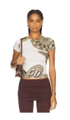Miaou Mini Tee In Brown