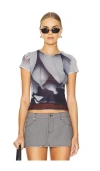 Miaou Mini Tee In Grey
