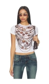 Miaou Mini Tee In White