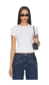 Miaou Mini Tee In White