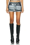Miaou Miss Mini Skirt In Belt Print