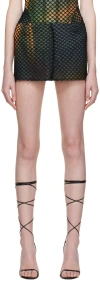 Miaou Multicolor Fig Miniskirt In Aurora
