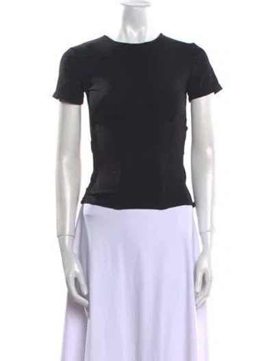 Pre-owned Miaou Nylon Crew Neck T-shirt W/ Tags In Black