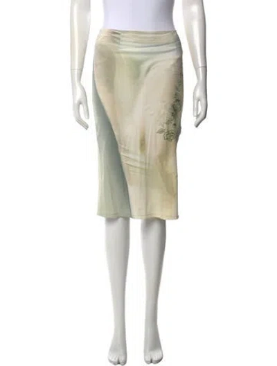 Pre-owned Miaou Nylon Knee-length Skirt In Neutral