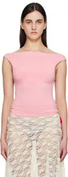 Miaou Pink Lani Top In Willa