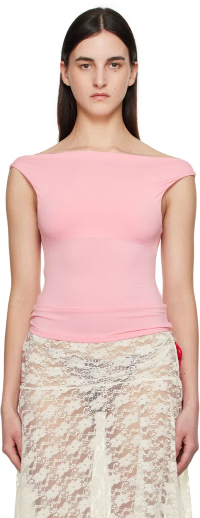 Miaou Pink Lani Top In Willa