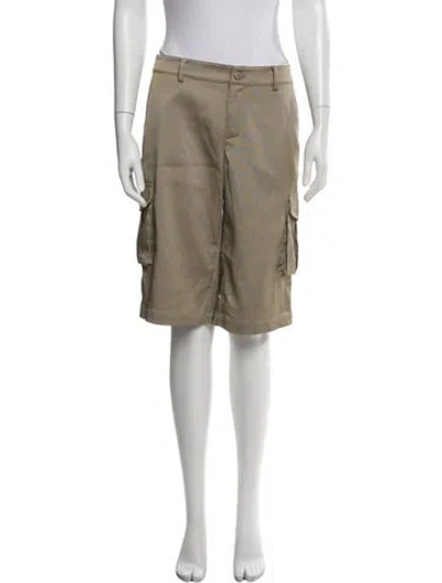 Pre-owned Miaou Printed Knee-length Shorts In Neutral