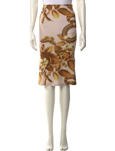 Pre-owned Miaou Printed Knee-length Skirt In Multi