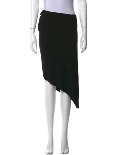 Pre-owned Miaou Skirt In Black