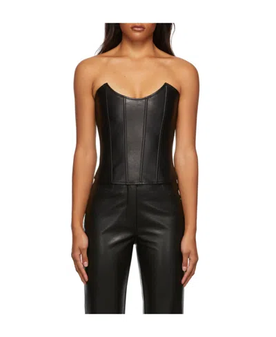 Miaou Sleeveless Shirt In Black