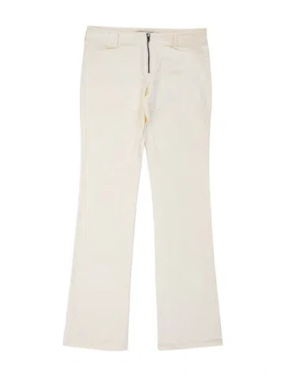 Pre-owned Miaou Straight Leg Pants In Neutrals