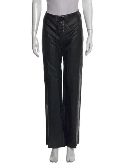 Pre-owned Miaou Straight Leg Pants W/ Tags In Black