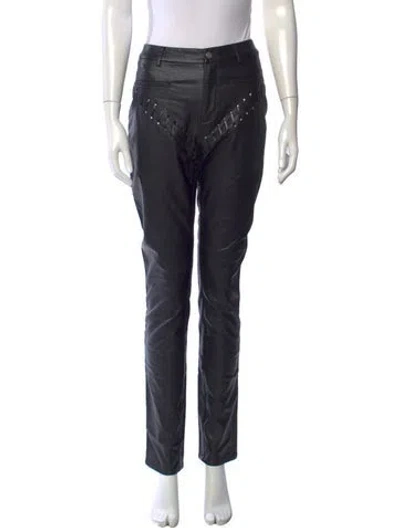 Pre-owned Miaou Straight Leg Pants W/ Tags In Black