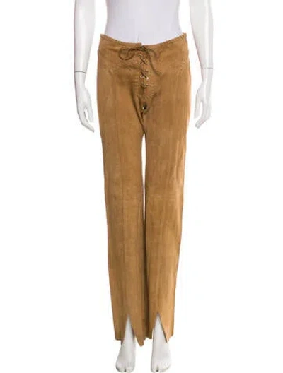 Pre-owned Miaou Suede Set W/ Tags In Brown