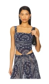 Miaou Tati Top In Blue