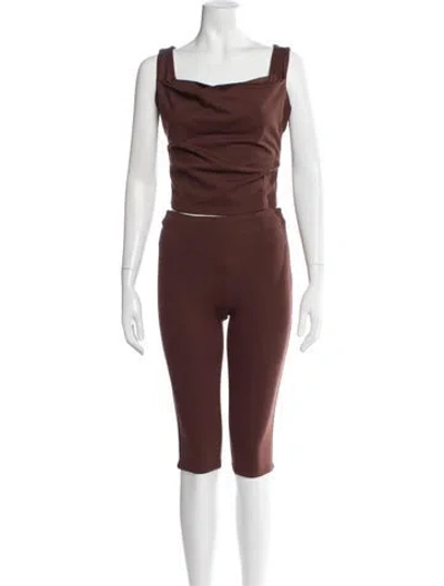 Pre-owned Miaou Tracksuit In Brown