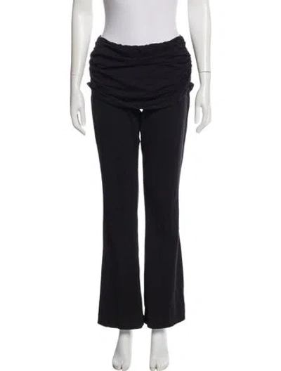 Pre-owned Miaou Wide Leg Pants In Blue