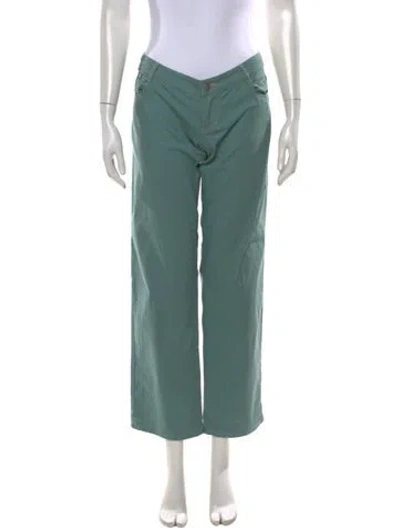 Pre-owned Miaou Wide Leg Pants In Blue