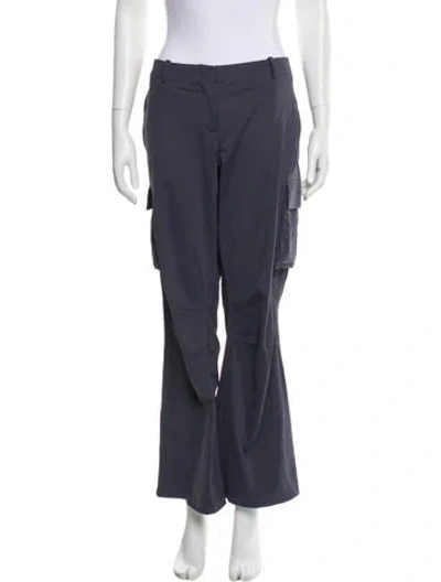 Pre-owned Miaou Wide Leg Pants In Gray