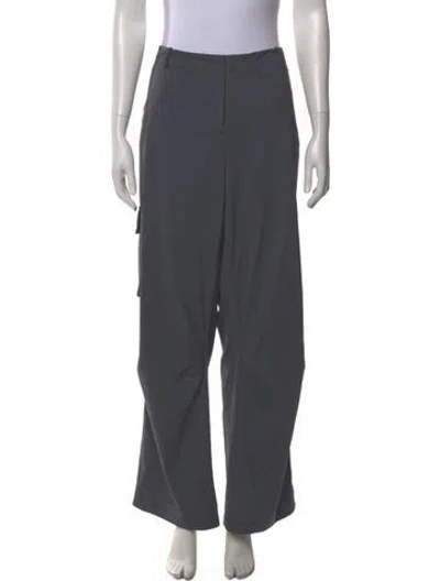 Pre-owned Miaou Wide Leg Pants In Gray