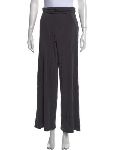 Pre-owned Miaou Wide Leg Pants In Grey