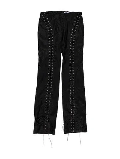 Pre-owned Miaou Wide Leg Pants W/ Tags In Black