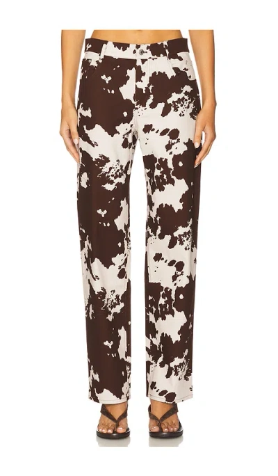 Miaou X Revolve Fargo Pant In Brown