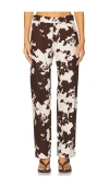 Miaou X Revolve Fargo Pant In Brown