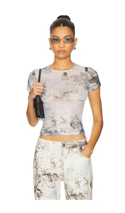 Miaou X Revolve Mini Tee In New Baroque Print