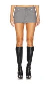 Miaou X Revolve Miss Mini Skirt In Grey