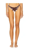 Miaou X Revolve Rio Bikini Bottom In Brown