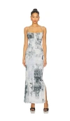 Miaou X Revolve Thais Dress In New Baroque Print