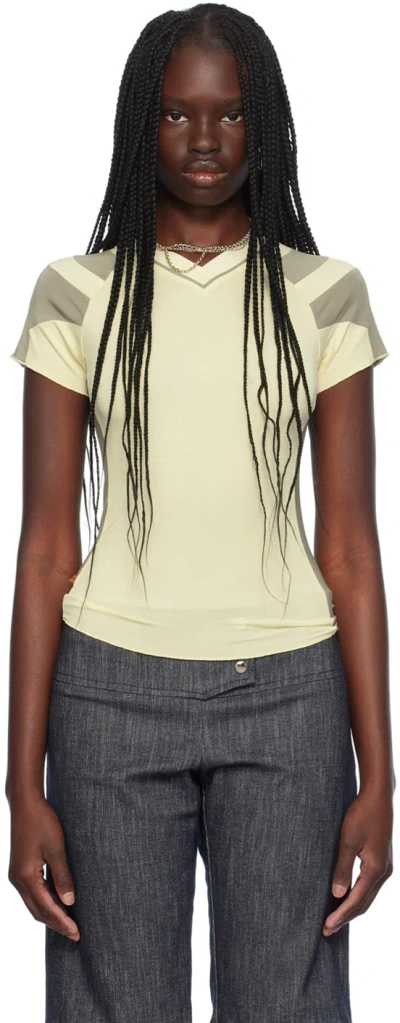 Miaou Yellow Mel T-shirt In Claire