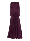 Miau By Clara Rotescu Akari Maxi Dress In Purple