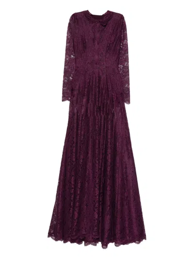 Miau By Clara Rotescu Akari Maxi Dress In Purple