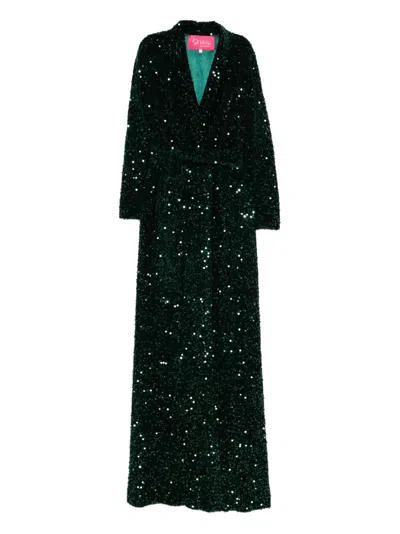 Miau By Clara Rotescu Amal Gown In Green
