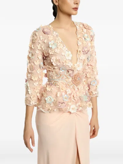 Miau By Clara Rotescu Chadia Gown Dress In Multi