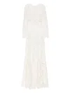 Miau By Clara Rotescu Epiphany Maxi Dress In White