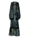 Miau By Clara Rotescu Floral-print Maxi Dress In Multi